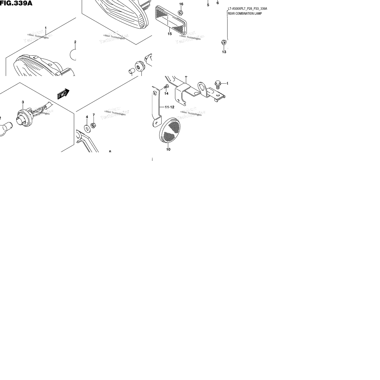 Rear Combination Lamp (Lt-A500xpl7 P28)