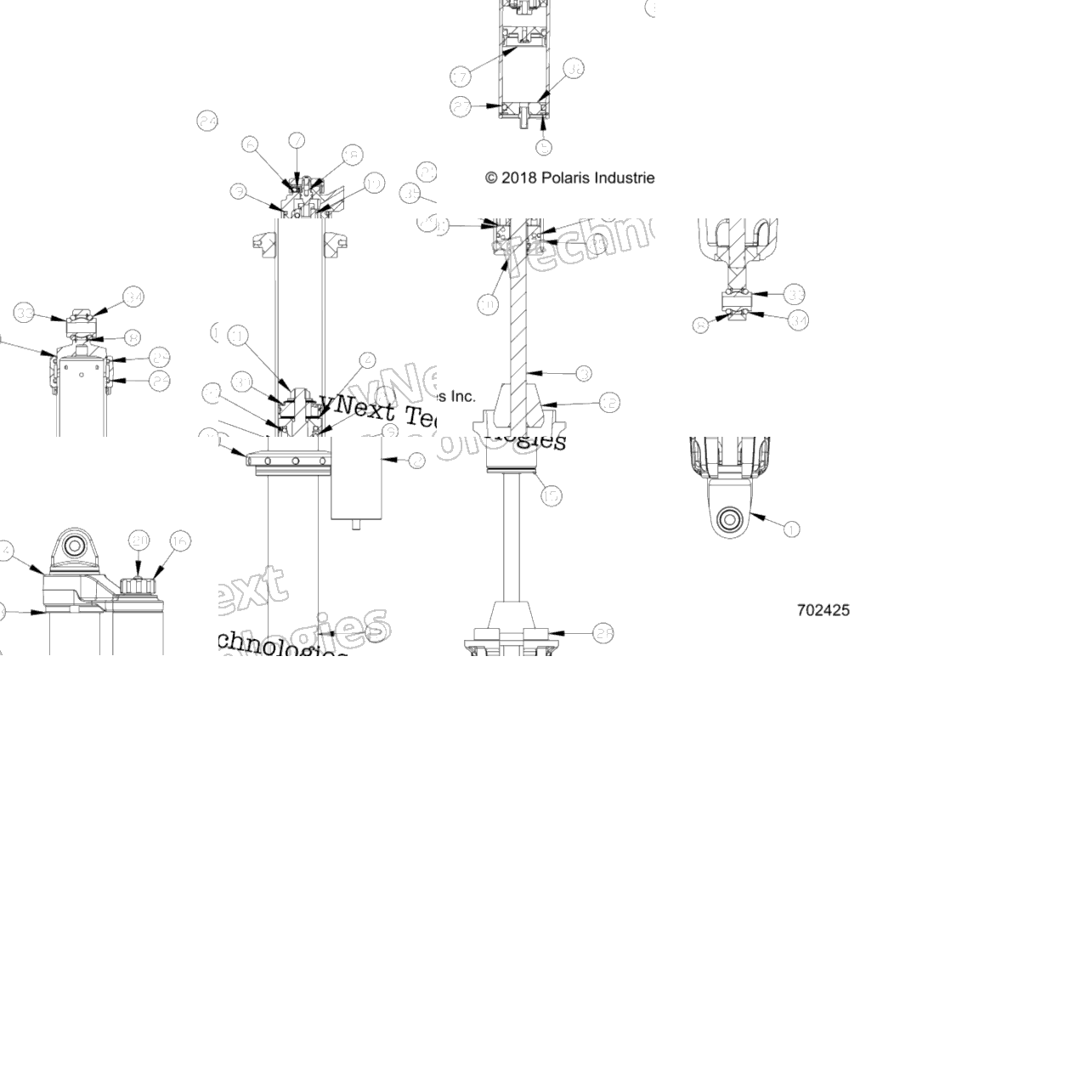 Suspension, Front Shock Internals