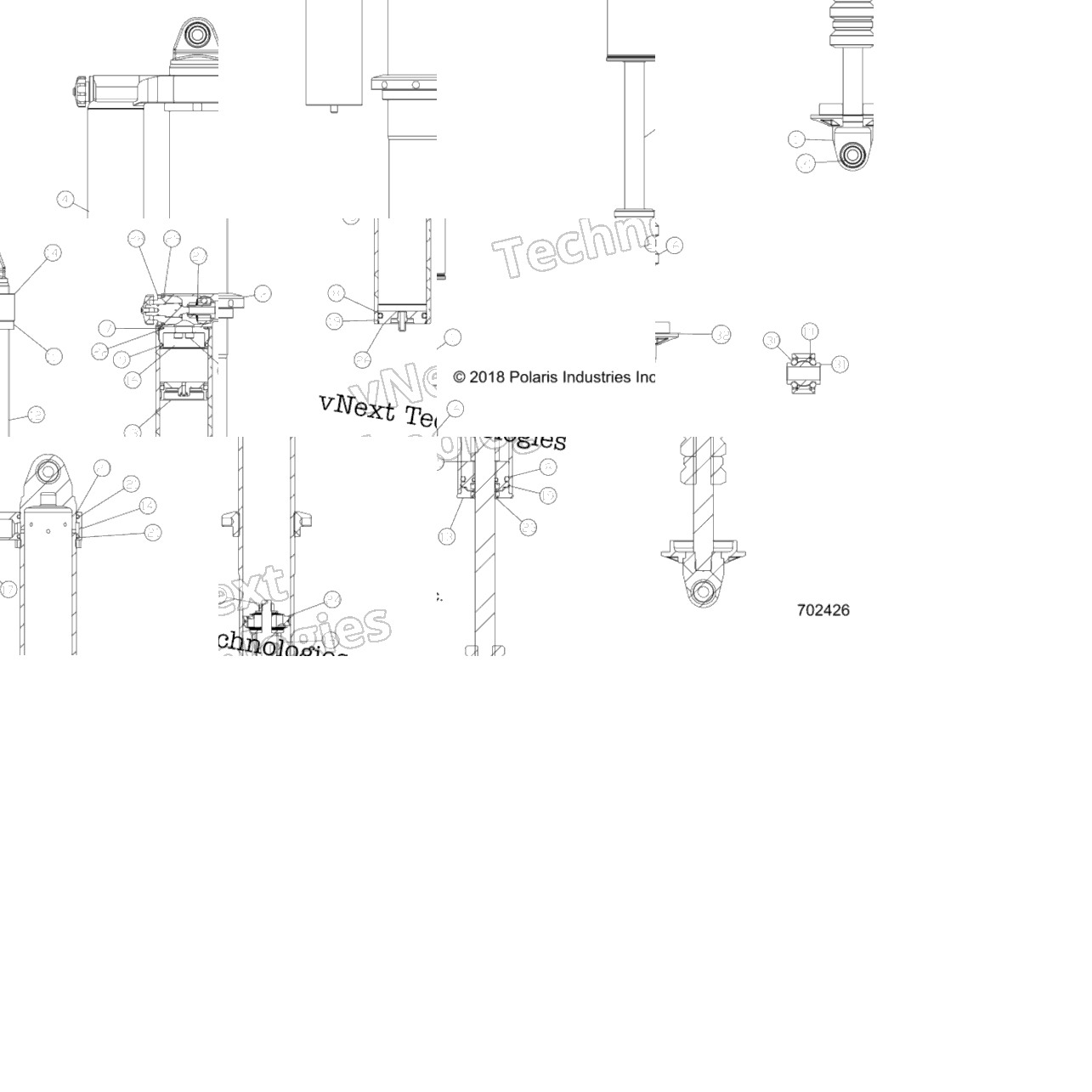 Suspension, Rear Shock Internals