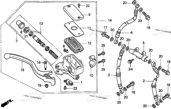 Fr. Brake Master Cyl