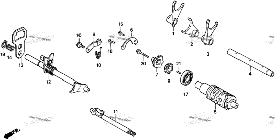 Gearshift Drum
