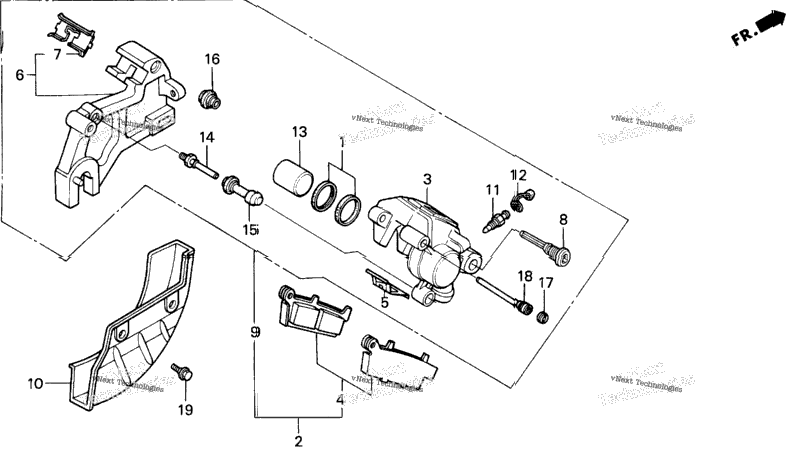 Rear Brake Caliper
