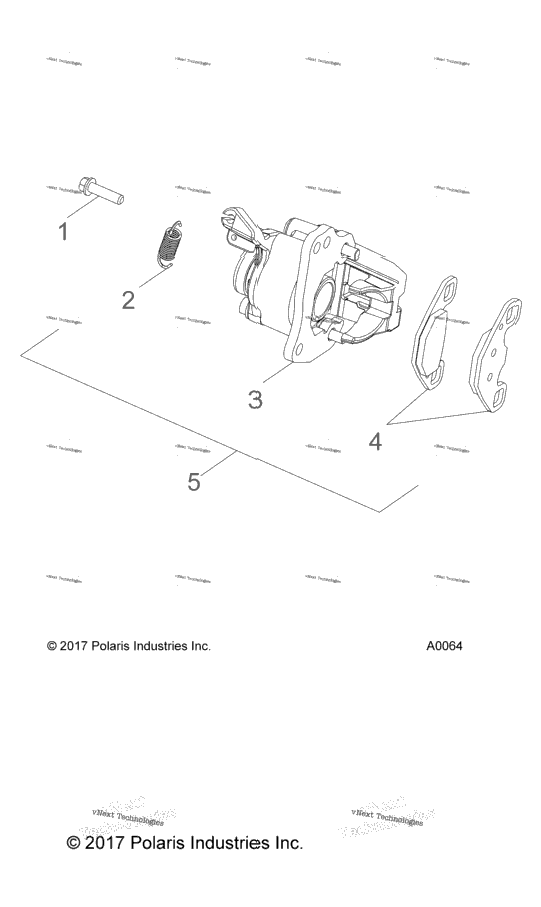 Brakes, Caliper, Rear
