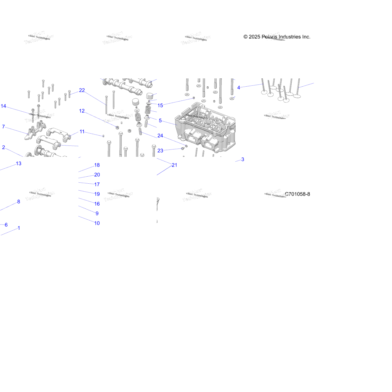 Engine, Cylinder Head And Valves