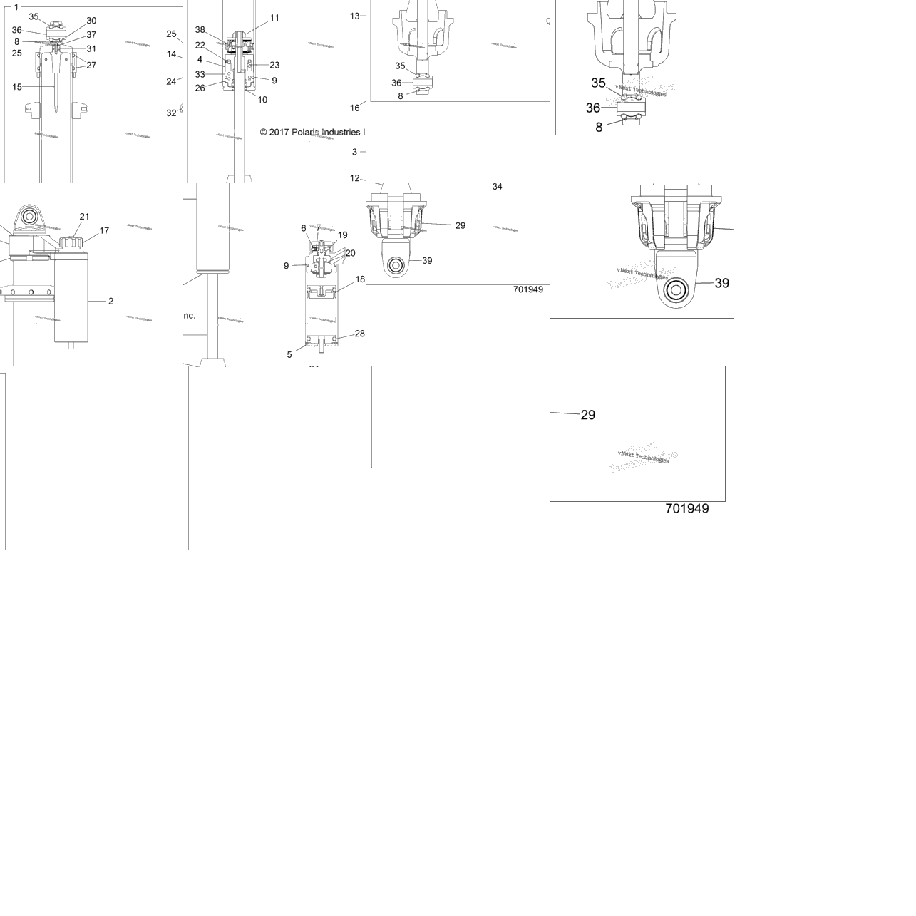 Suspension, Front Shock Internals