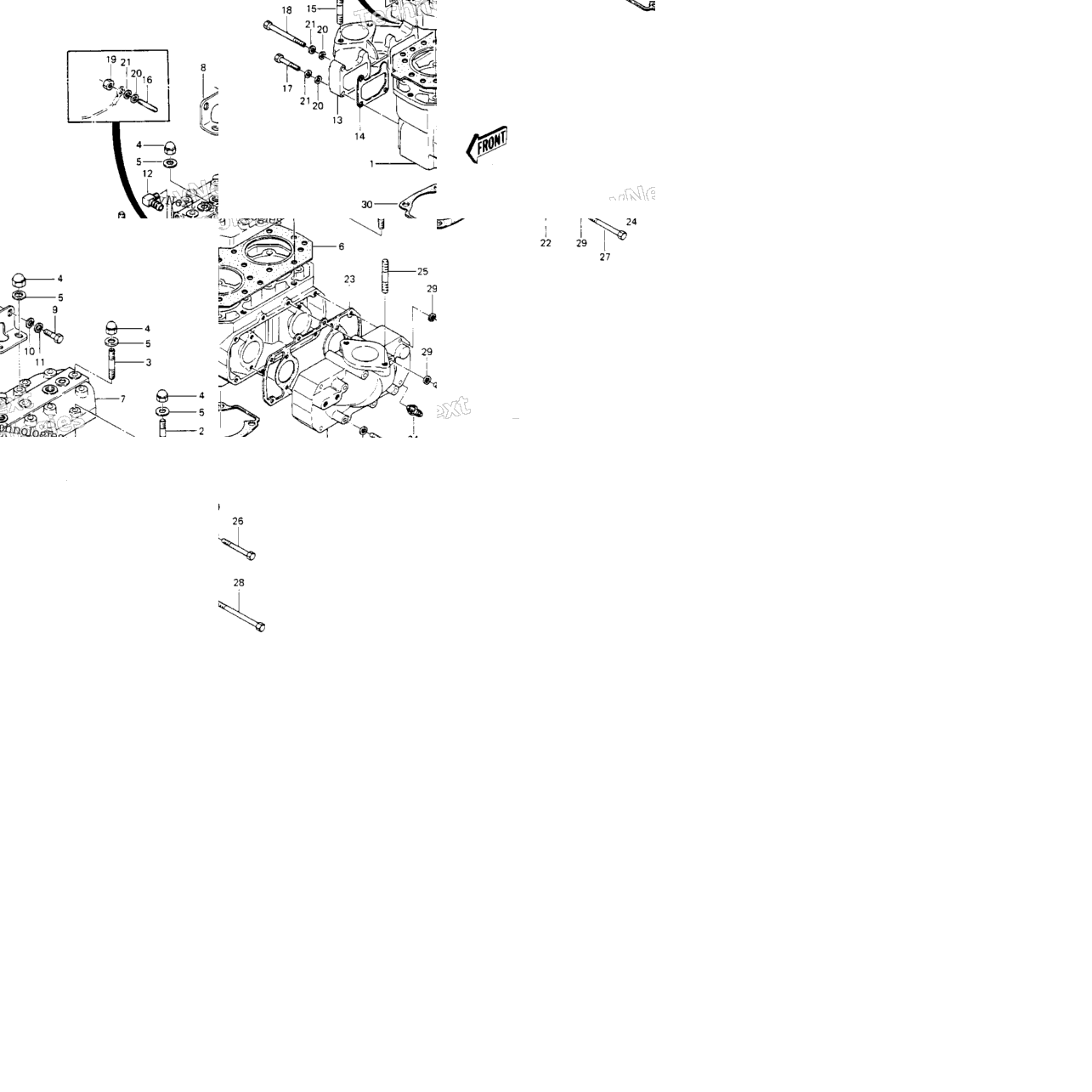 Cylinder Head/Cylinder ('84-'86 Js440-A8