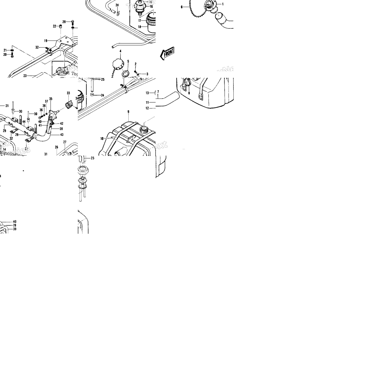 Fuel Tank ('82-'83 Js440-A6/A7)