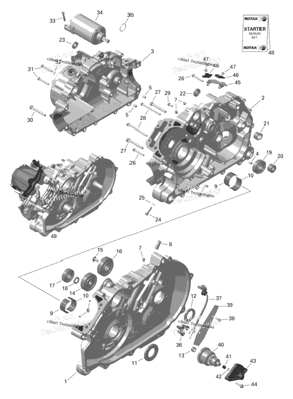 Engine - Crankcase - 450