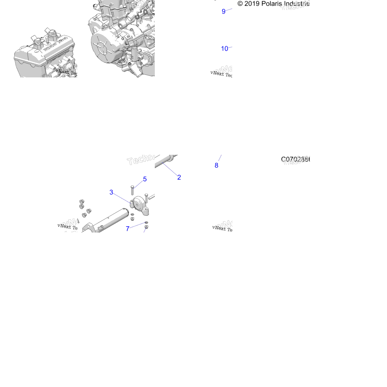 Engine, Mounting & Long Block