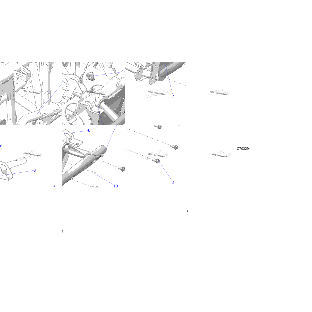 Chassis, Mounting, Front Gearcase And Bumper Mounting