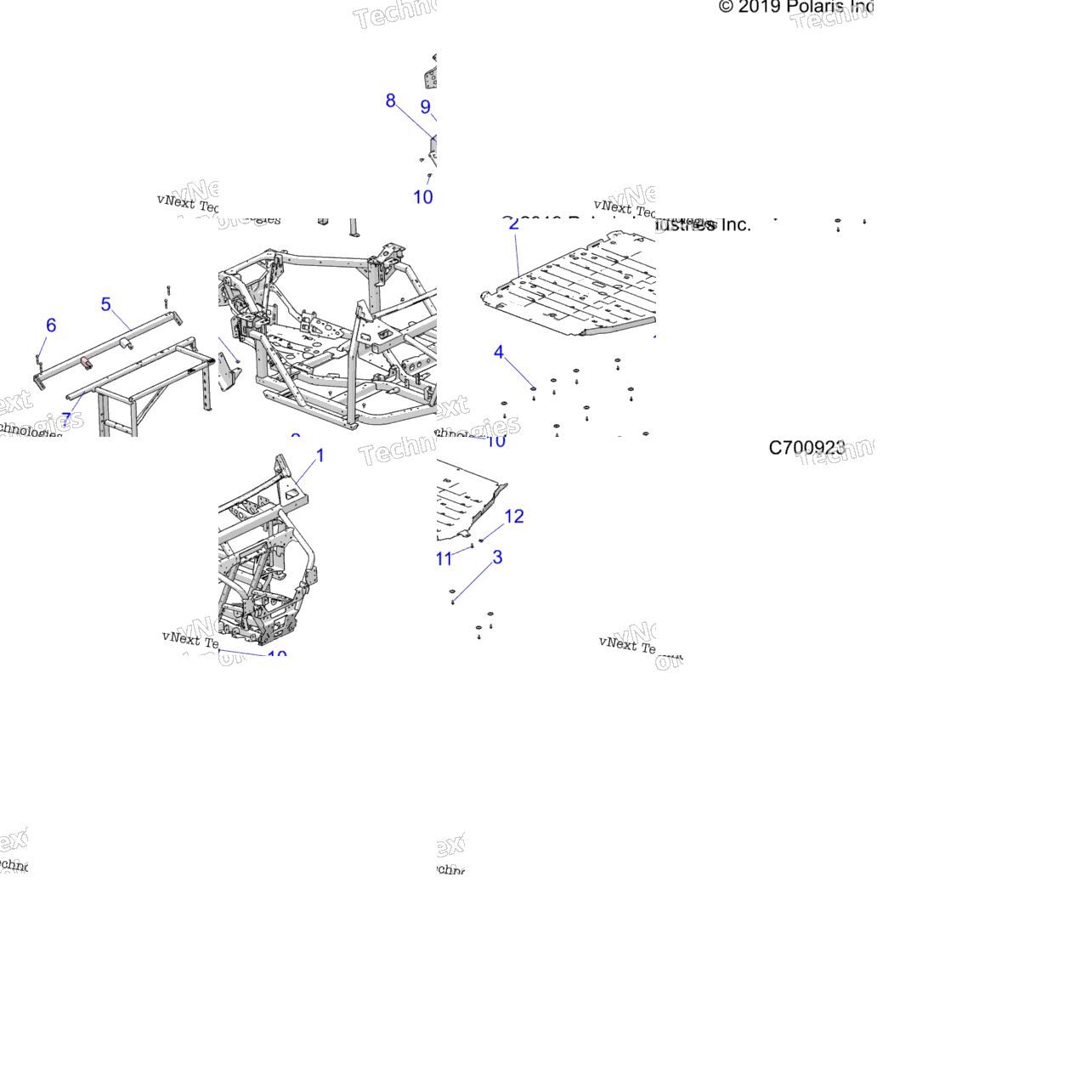 Chassis, Main Frame And Skid Plates