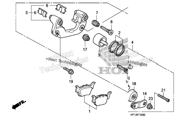 Rear Brake Caliper