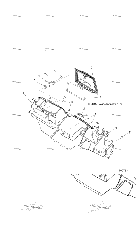 Body, Glove Box Storage