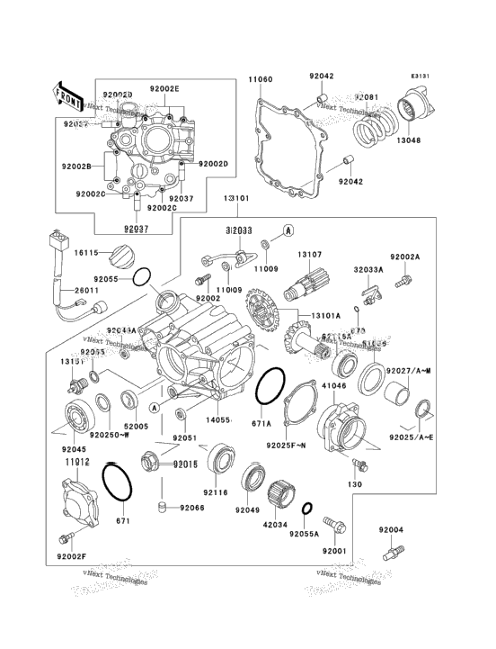 Front Bevel Gear