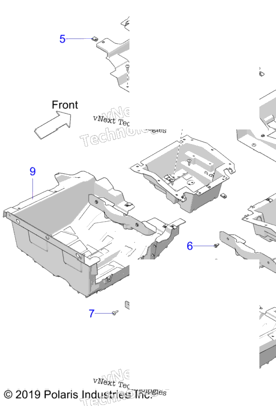 Body, Floor Panels, Rear