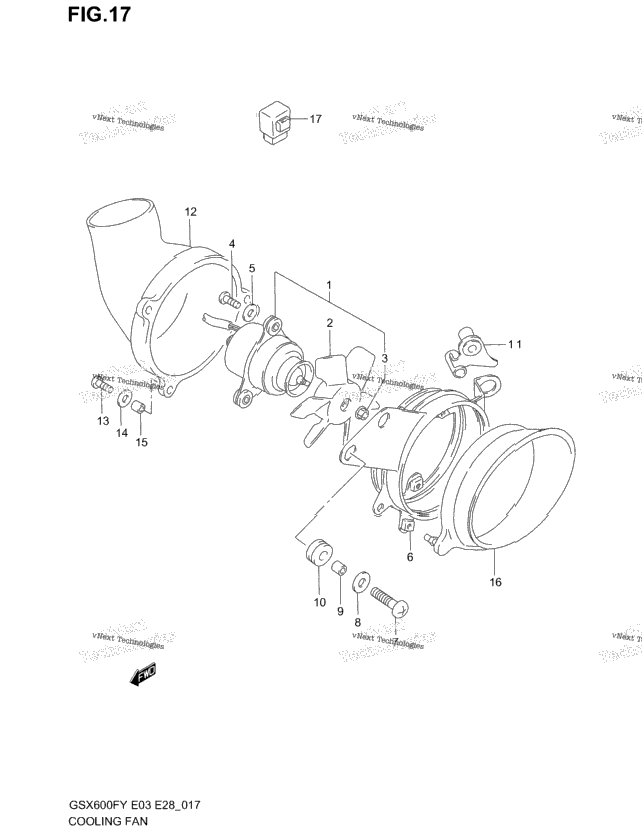 Cooling Fan (E33)
