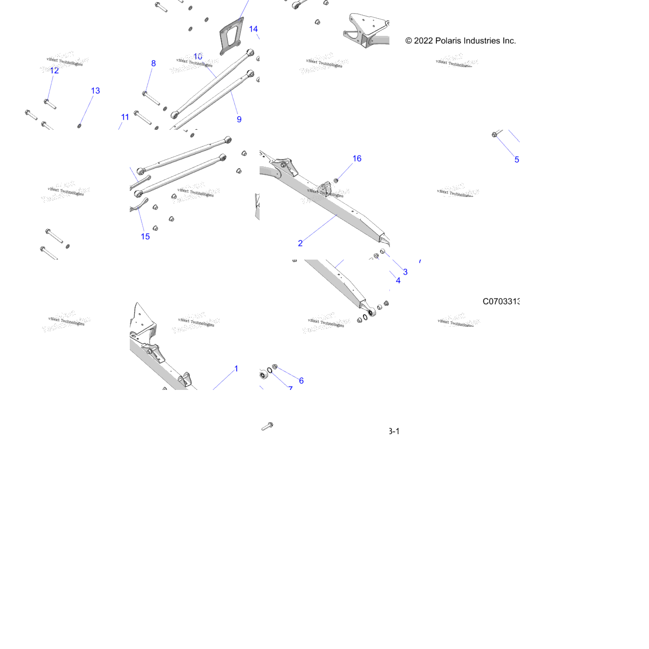 Suspension, Rear Control Arms
