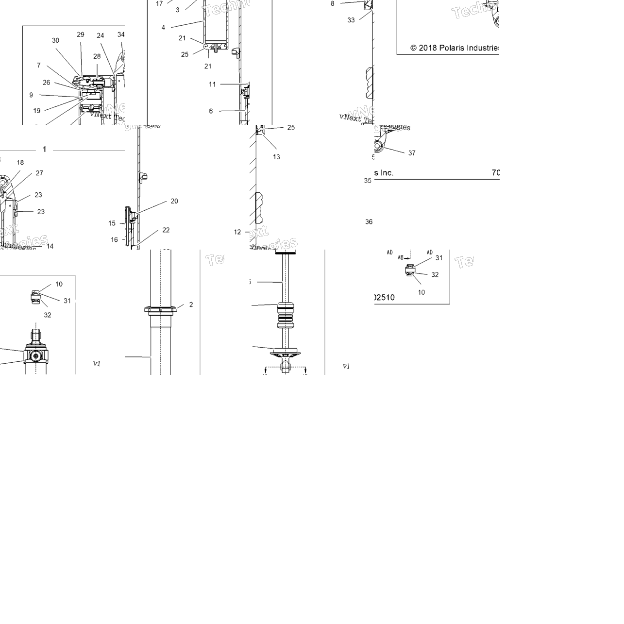 Suspension, Rear Shock Internals