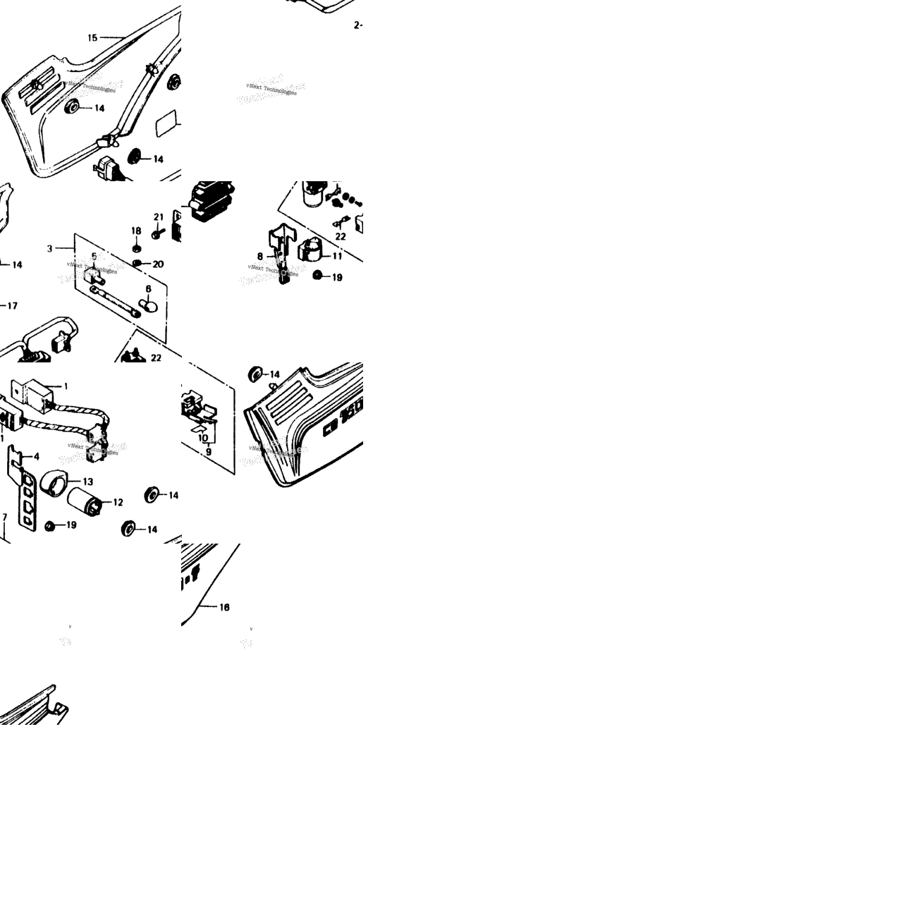 Side Cover + Spark Unit + Regulator