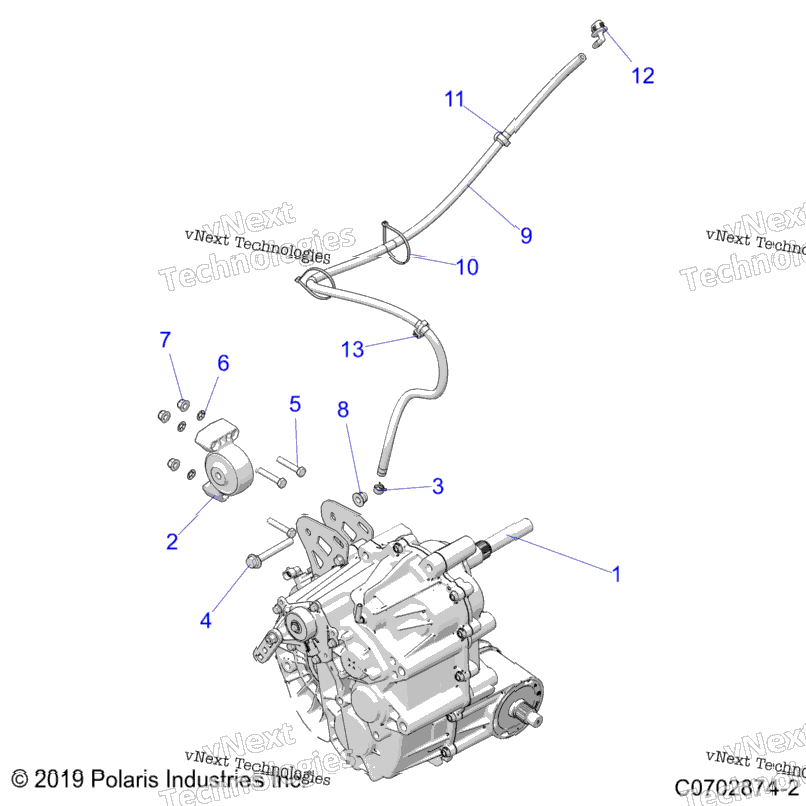Drive Train, Main Gearcase Mounting