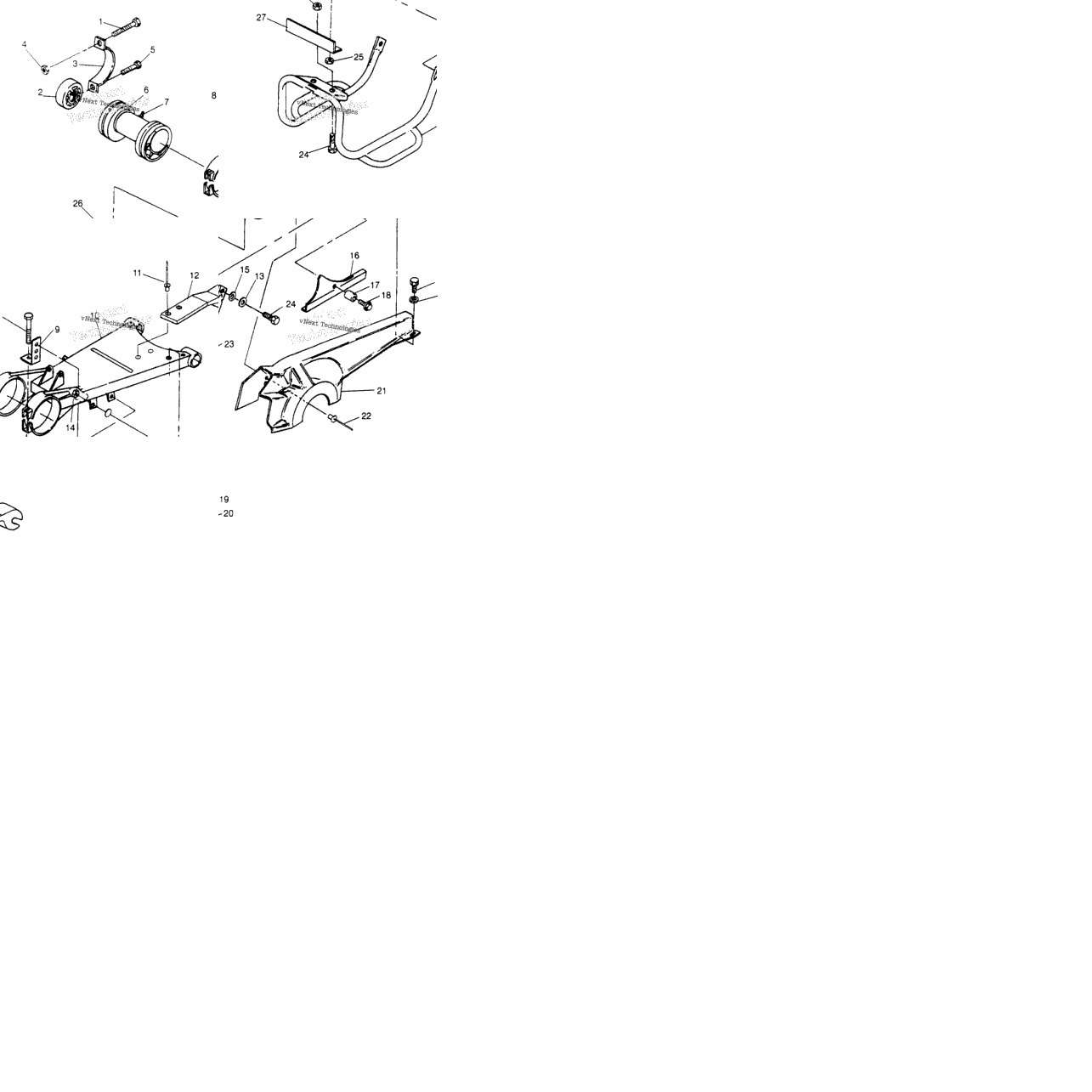 Swing Arm/Guard Mounting 6X6 300