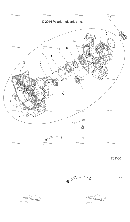 Engine, Crankcase