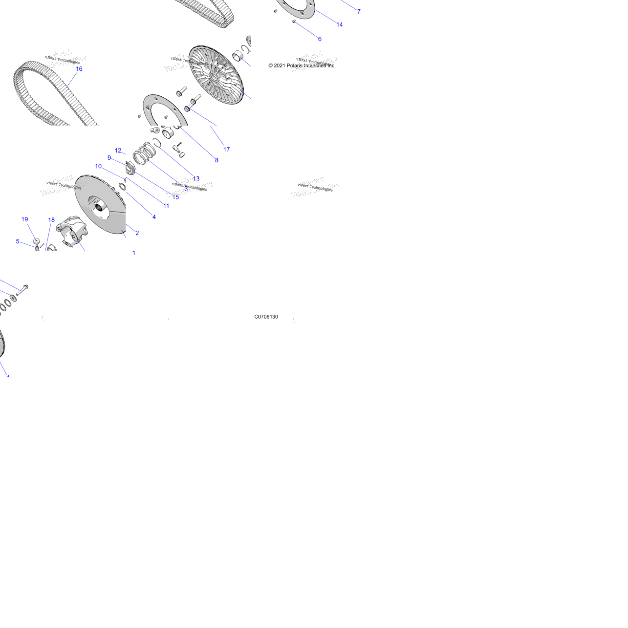 Drive Train, Secondary Clutch