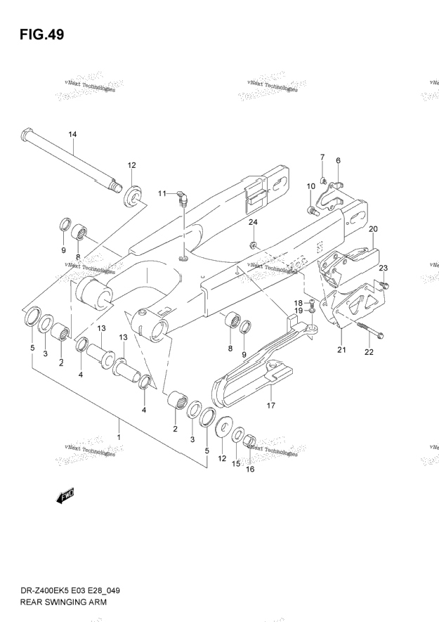 Rear Swinging Arm