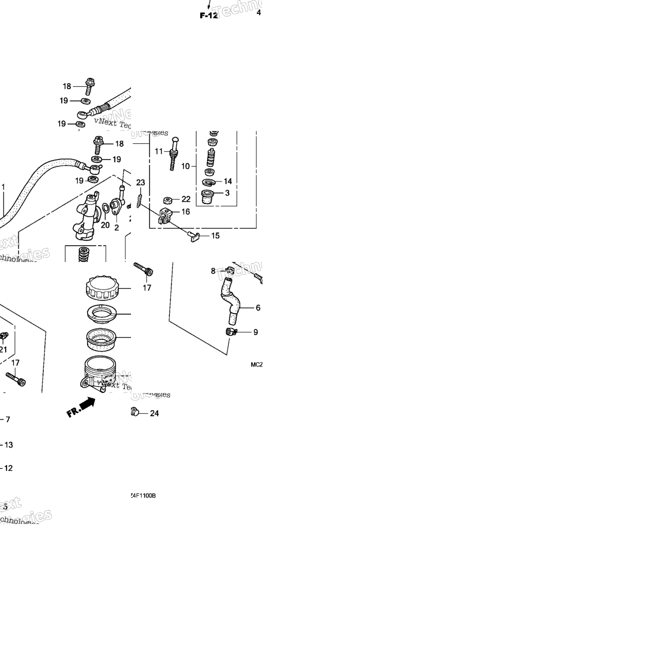 Rear Brake Master Cylinder