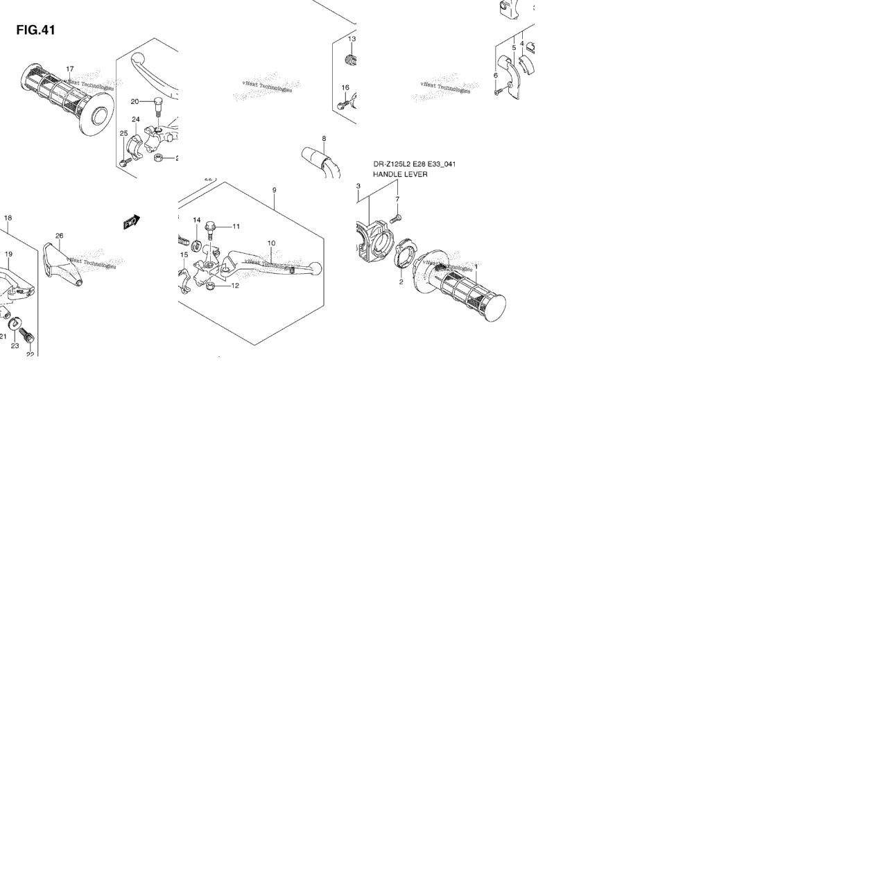 Handle Lever (Dr-Z125 E28)
