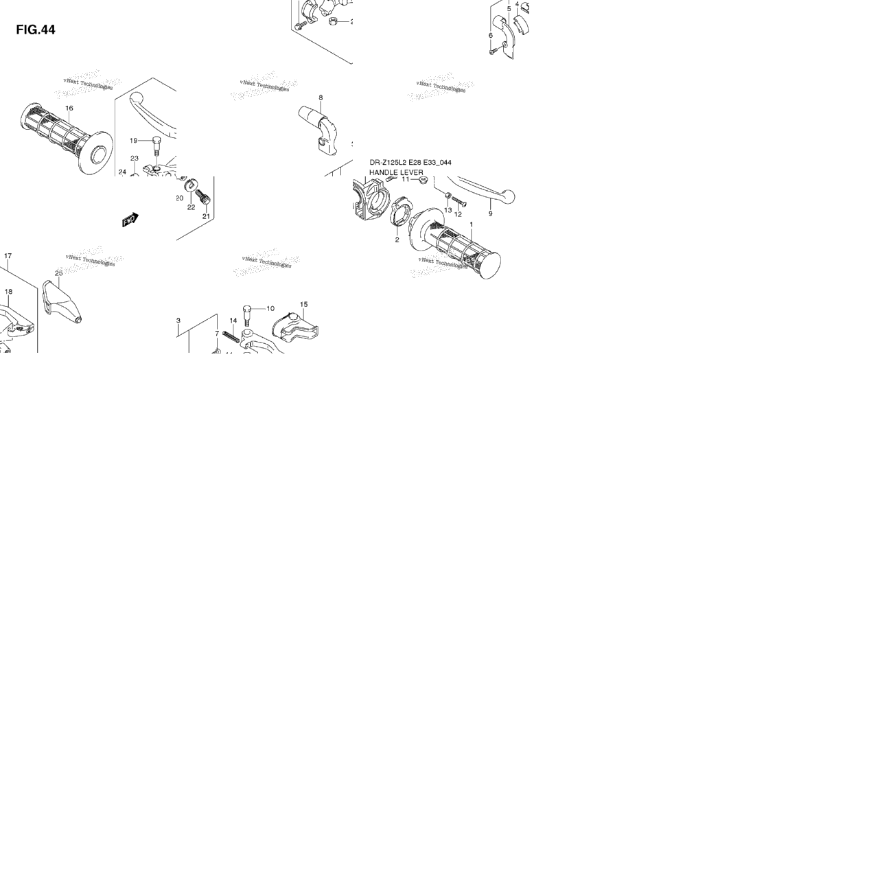 Handle Lever (Dr-Z125l E33)