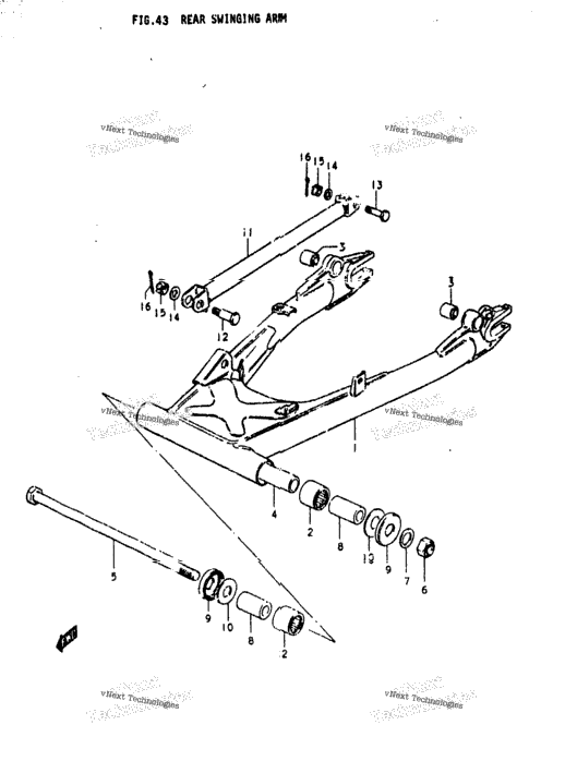 Rear Swinging Arm