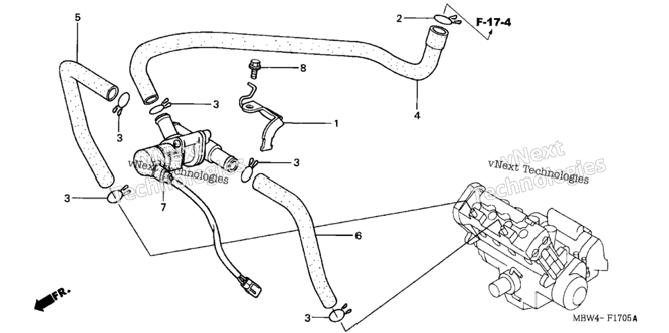 Air Injection Control Valve ('01-'06)