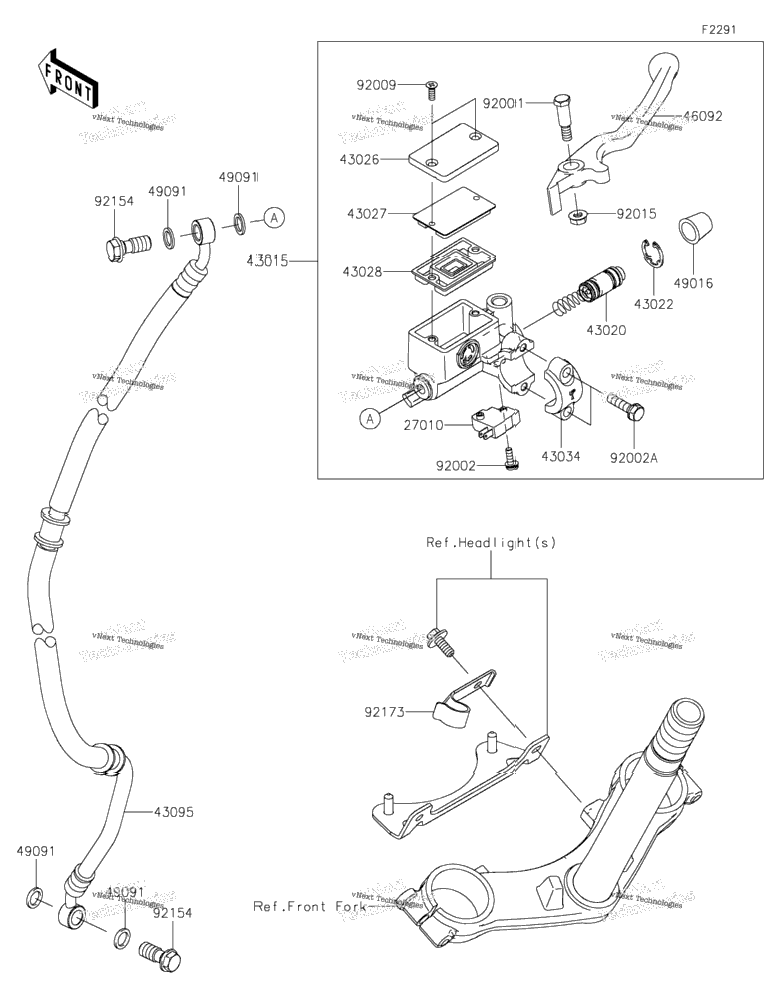 Front Master Cylinder
