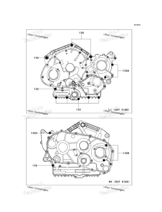 Crankcase Bolt Pattern