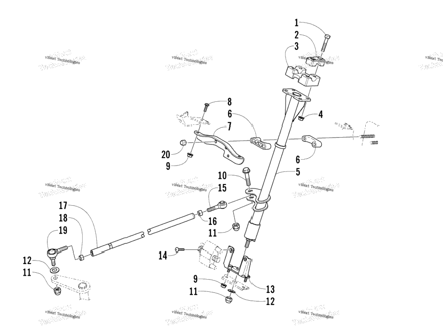Steering Post Assembly