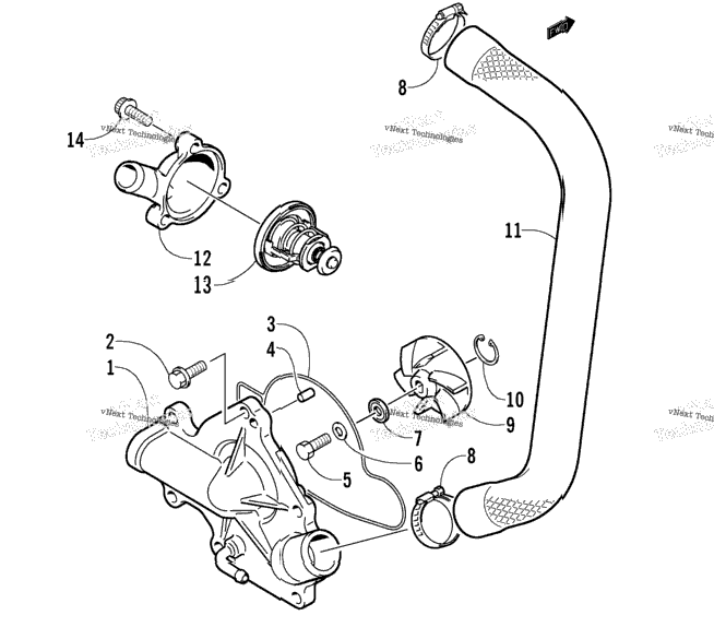Water Pump/Water Manifold