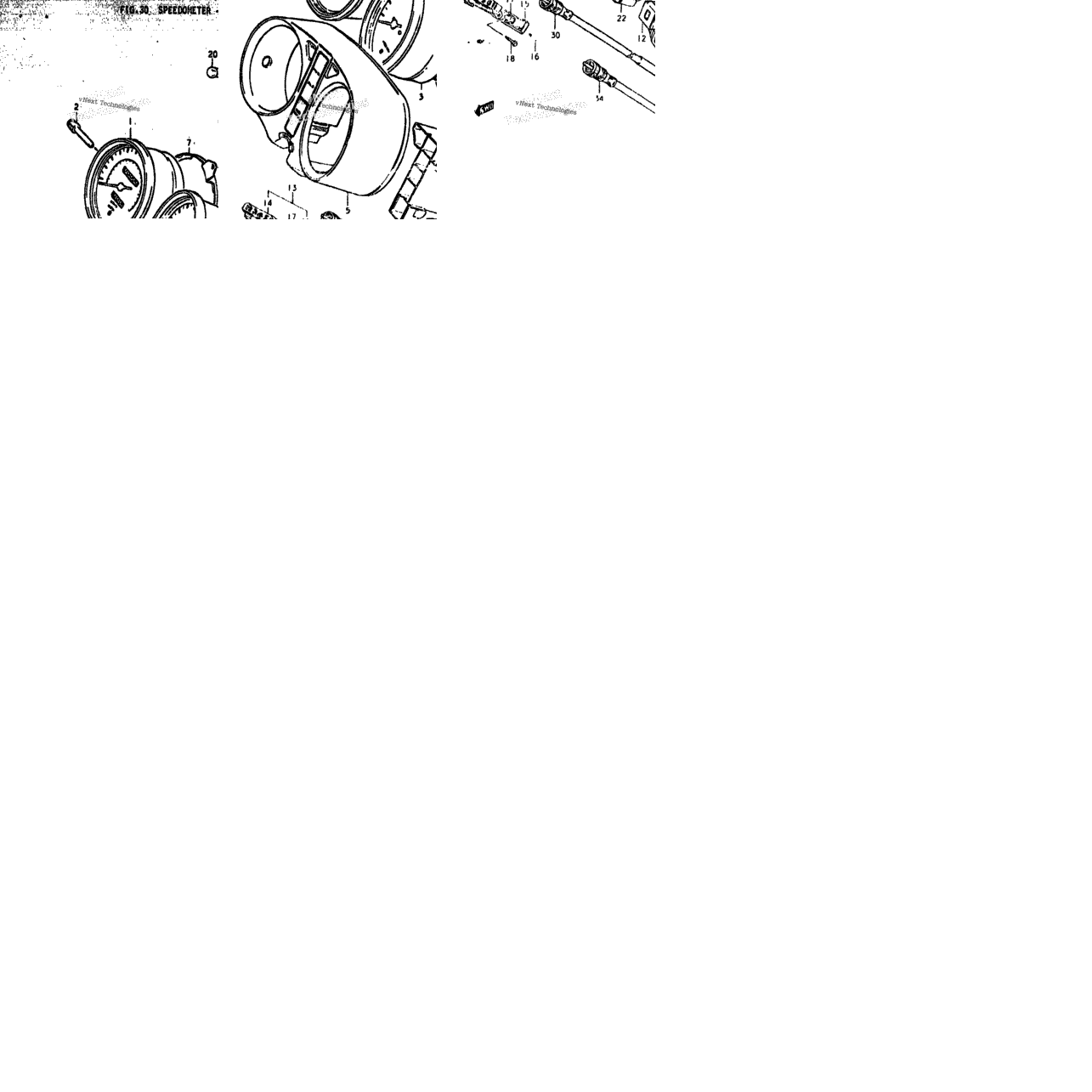 Speedometer - Tachometer (Gs750c
