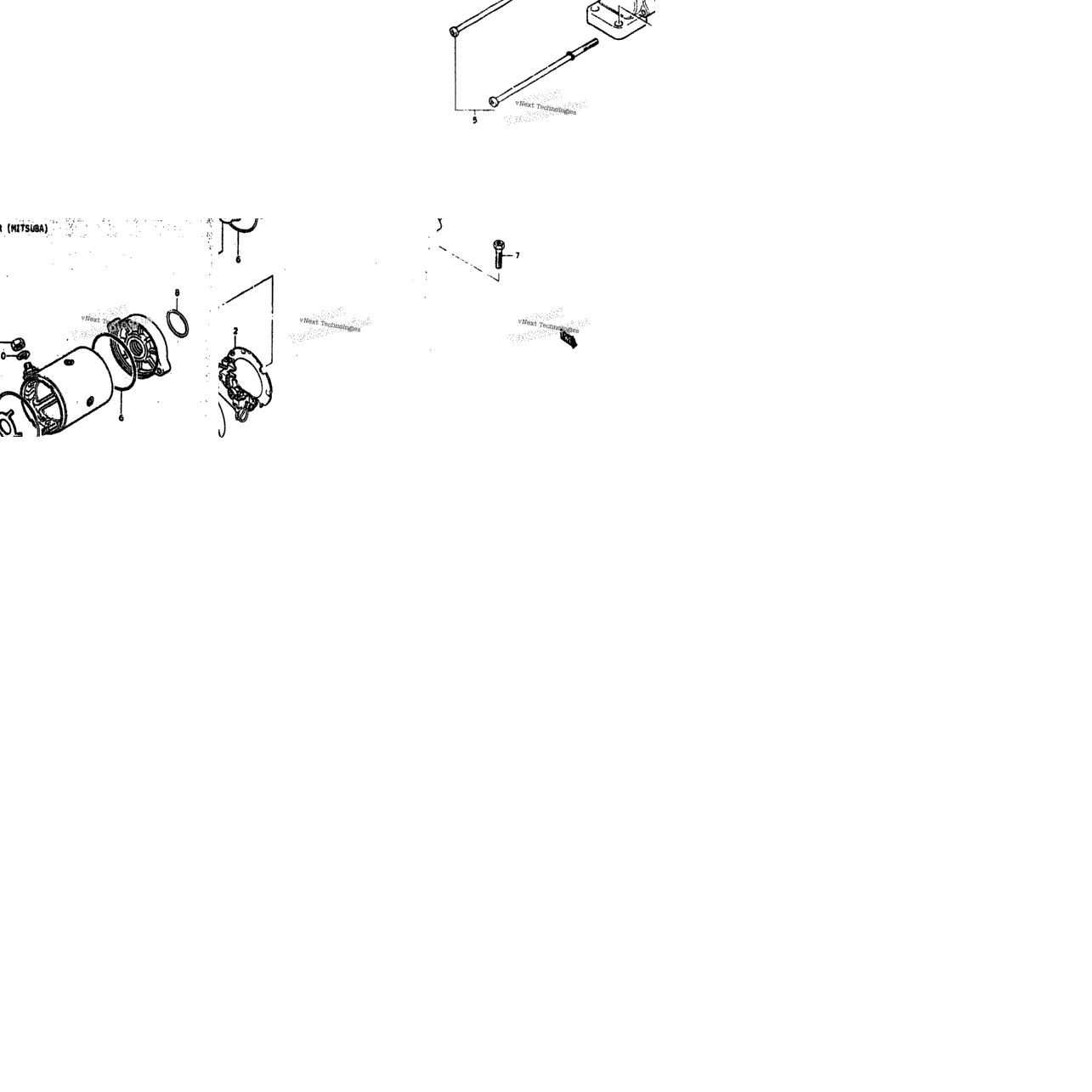 Starting Motor (Mitsuba)