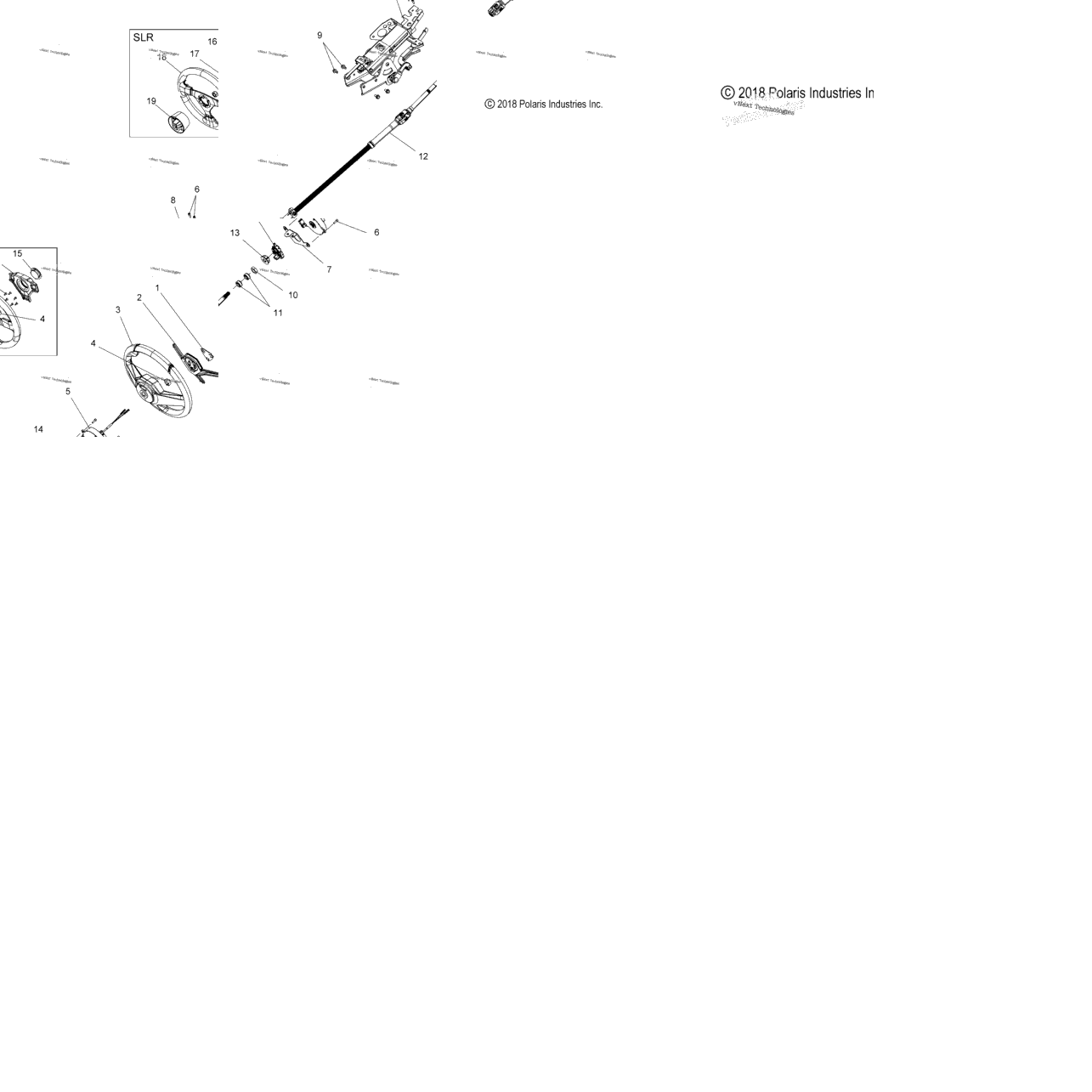Steering, Steering Asm., Upper All Options