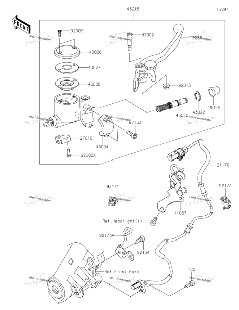 Front Master Cylinder