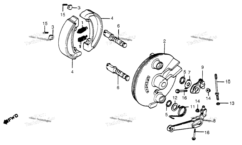 Front Brake Panel 81
