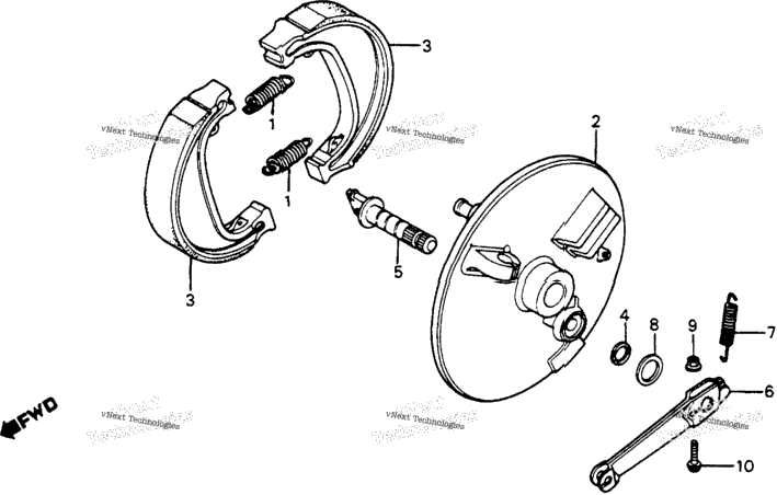 Front Brake Panel 81