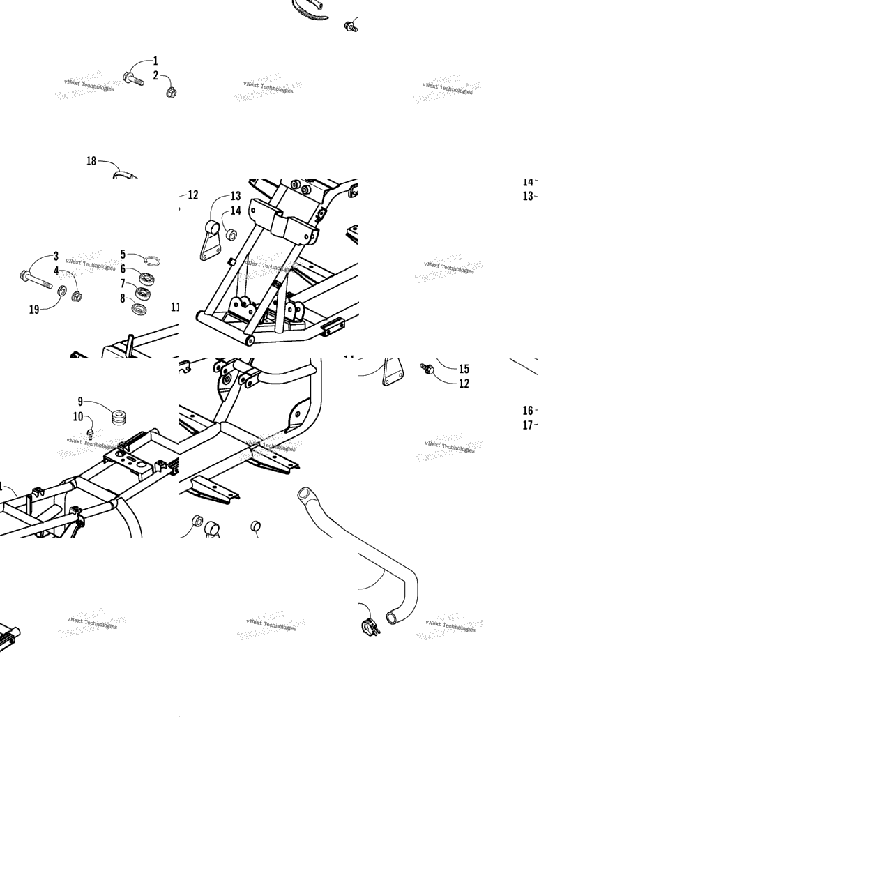 Frame And Related Parts Assembly