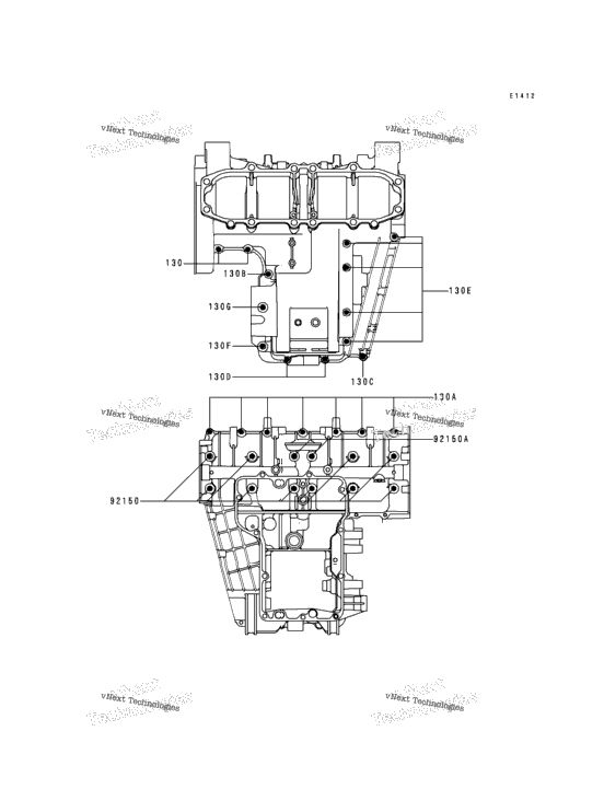 Crankcase Bolt Pattern