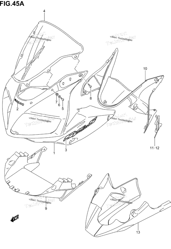 Cowling Body (Sv1000sk5)