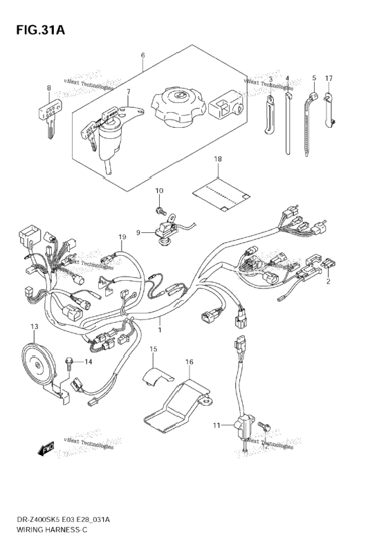 Wiring Harness (Model K6/K7/K8/K9)