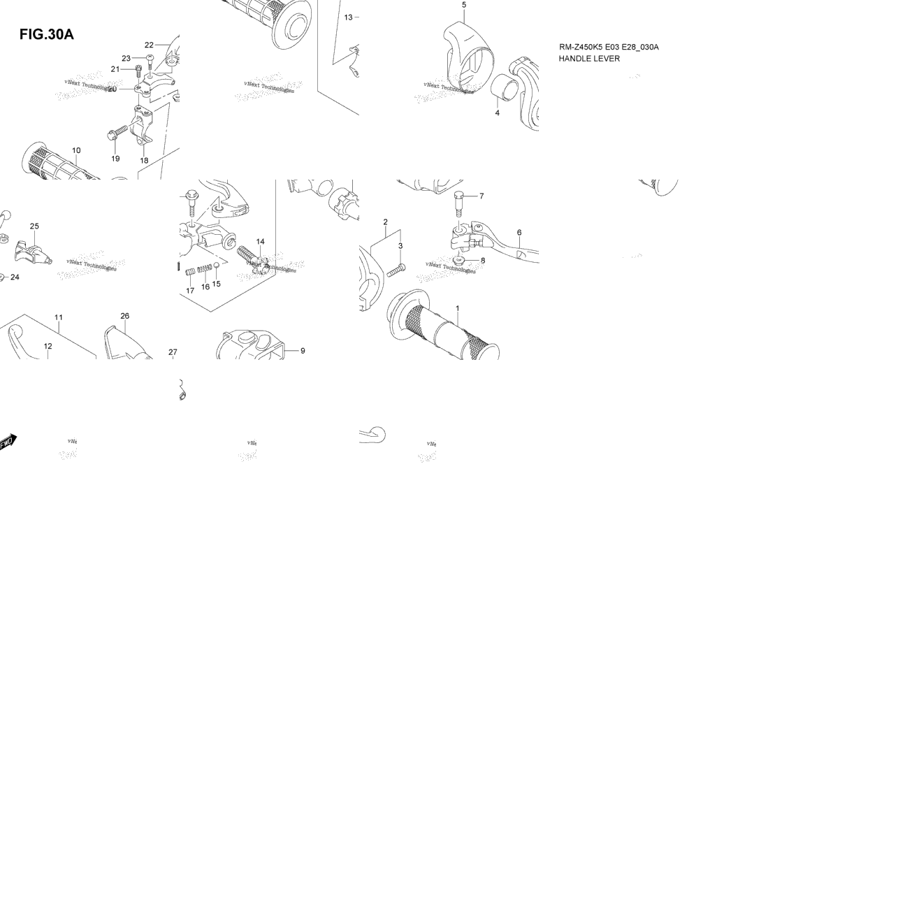 Handle Lever (Model K6)