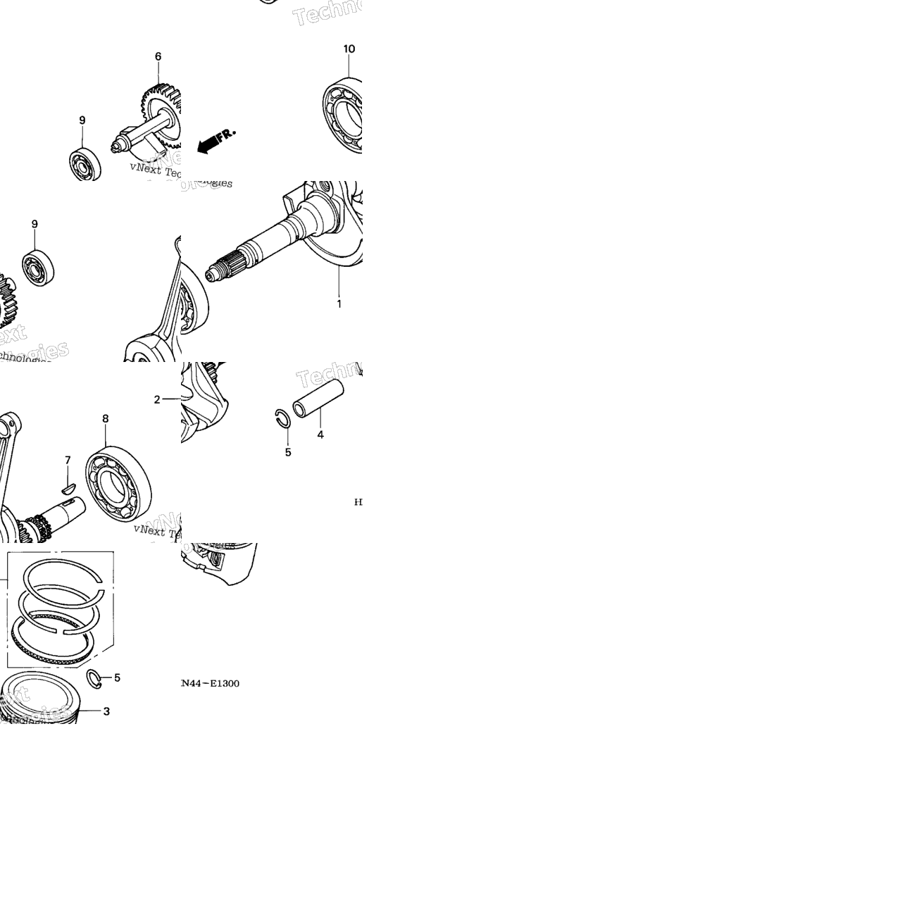 Crankshaft + Piston
