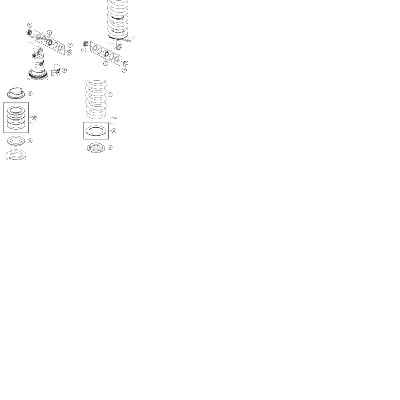 Shock Absorber Disassembled